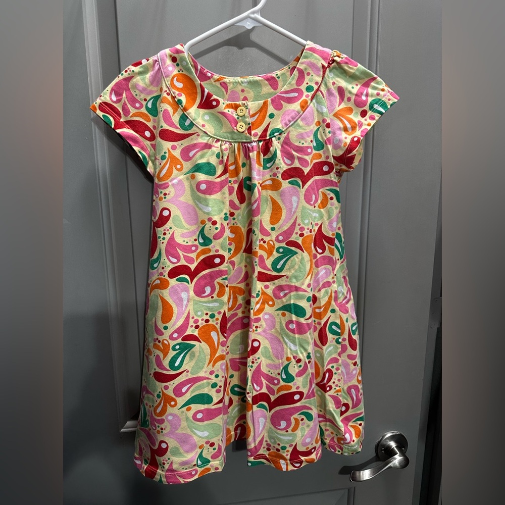 Hanna Andersson Size 120 (6X/7) Cotton Dress Pre-owned
